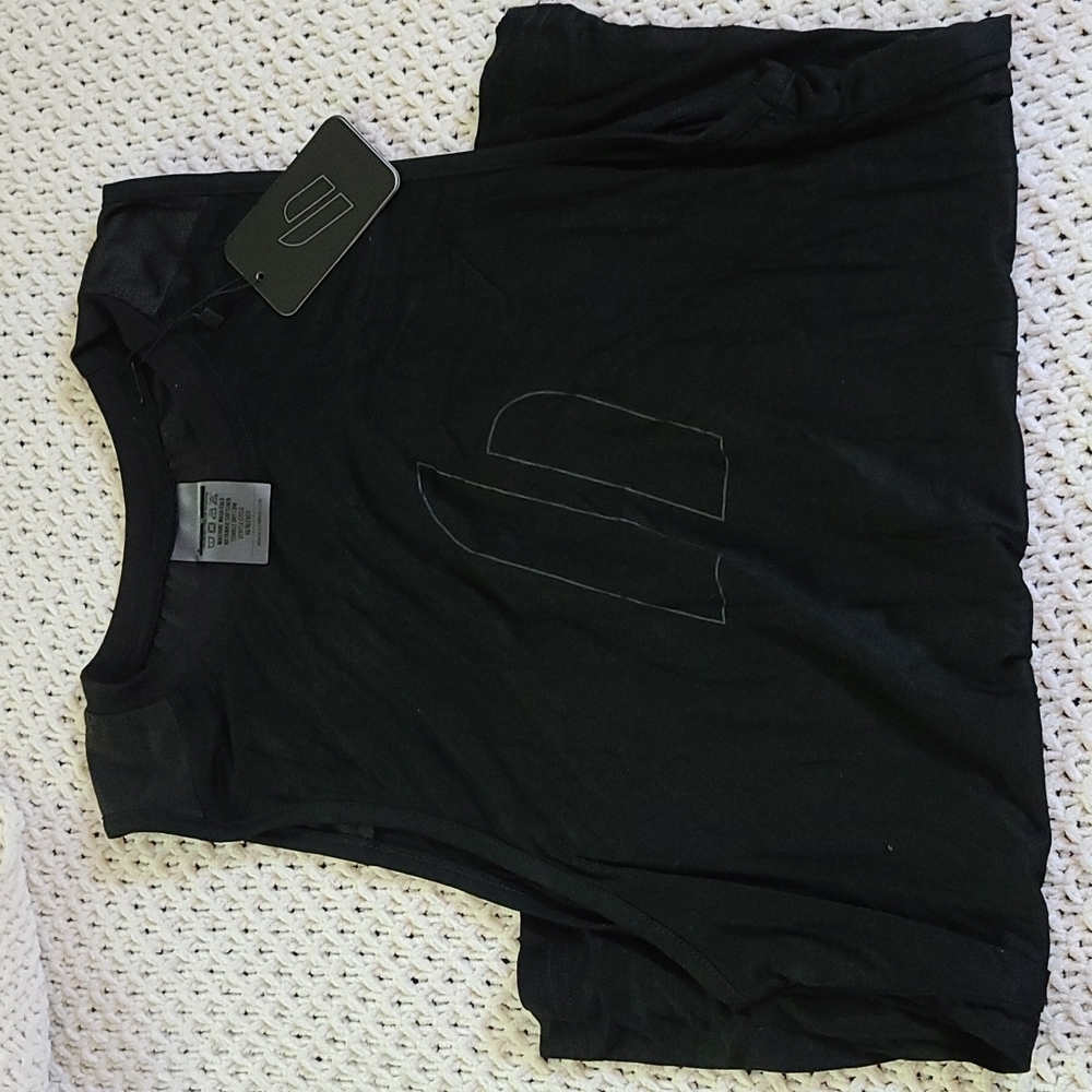 High neck workout tank